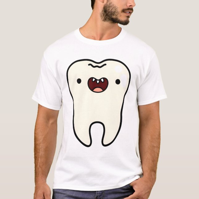 T-shirt Dent saine Kawaii (Devant)