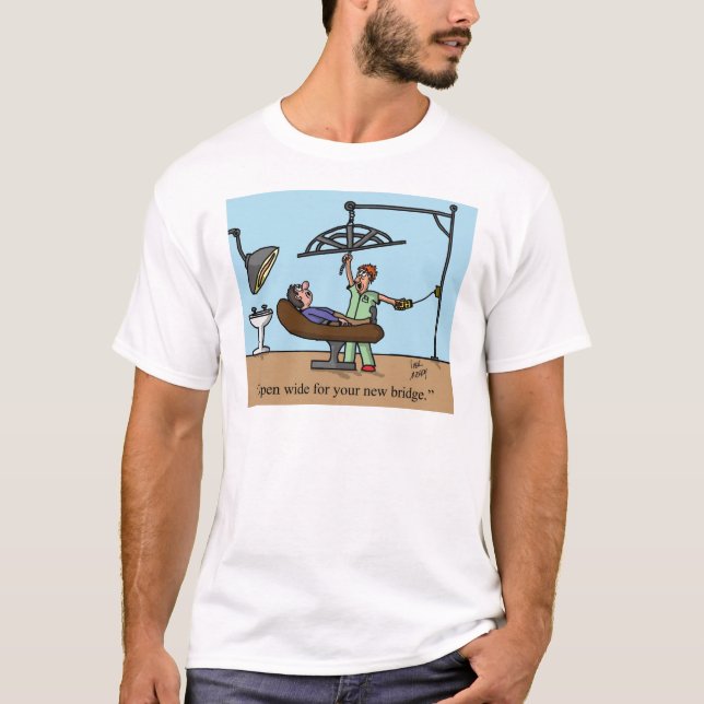 T-shirt dentaire d'amusement de pont (Devant)