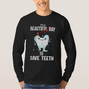 T-shirt Dentaire Drôle Pour Les Hommes Dents Dentiste Dent