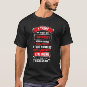 T-shirt Dental Assistant Est Mon Professeur Personnel Médi