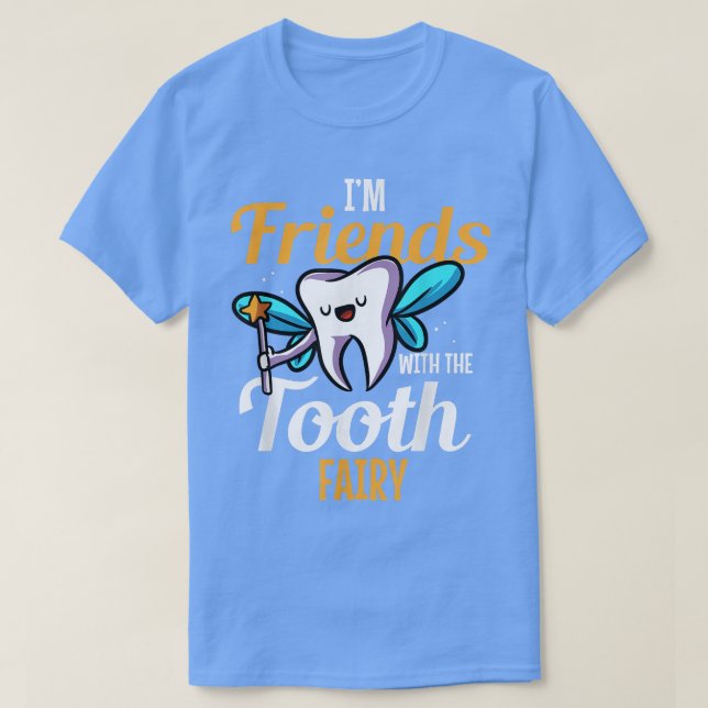 T-shirt Dental Hygiéniste Dentiste Dents Dents Dents Fée D (Design devant)