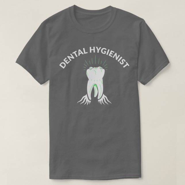 T-shirt Dental Hygiéniste Dentistère Assistant Tooth Root (Design devant)