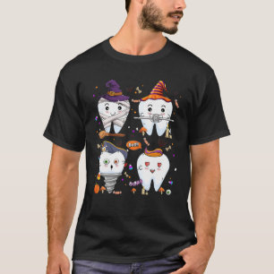T-shirt Dental Squad Halloween Dentist Trick Ou Dents Dent