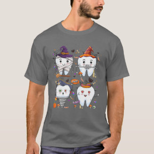T-shirt Dental Squad Halloween Dentist Trick Ou Dents Dent