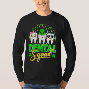 T-shirt Dental Squad Tooth Leprechaun Casquette Funny St P