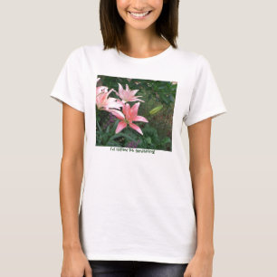 T-shirt dentelez lilly, je ferait du jardinage plutôt !