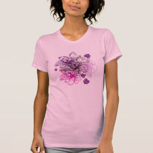 T-shirt Dentelle de Wahin Tee - shirts d'orchidée hawaïenn