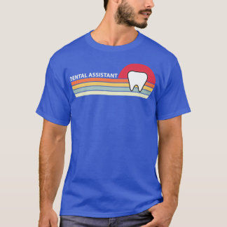 T-shirt Dentist Cadeau Retro Style Dental Assistant Cadeau