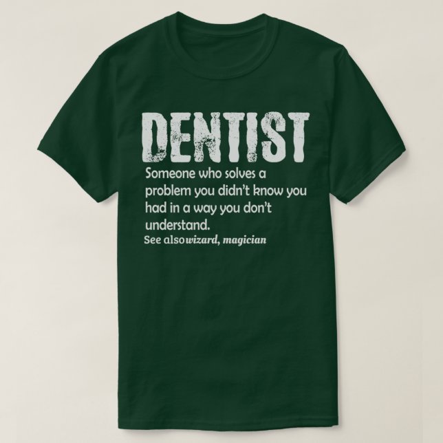 T-shirt Dentiste 119 (Design devant)