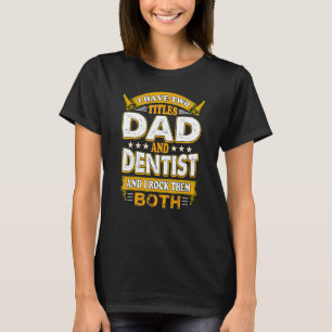 T-shirt Dentiste Bouche Docteur Hygiène bucale Dentaire Pè