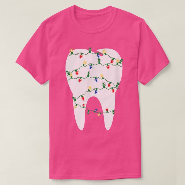 T-shirt Dentiste de Noël (Design devant)