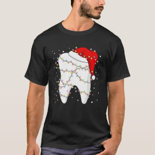 T-shirt Dentiste de Noël Dentaire de Noël Santa Hat