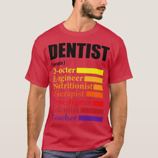 T-shirt Dentiste Définition Cadeau 5