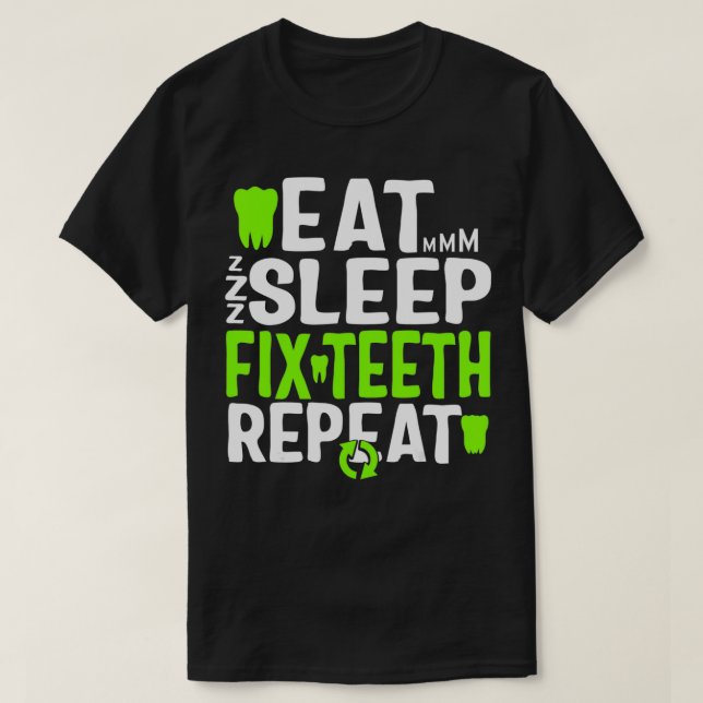 T-shirt Dentiste Dentiste Assistant dentaire Hyg (Design devant)