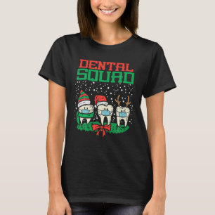 T-shirt Dentiste Dentiste De Noël Dentiste Amusant