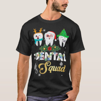 T-shirt Dentiste Dentiste Hygiéniste Noël Dentaire dentair