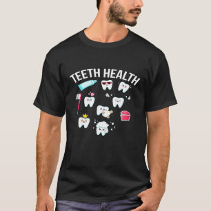 T-shirt Dentiste Dents Dents Drôle