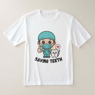T-SHIRT DENTISTE DRÔLE : CHEMISE SAUVANT LES DENTS