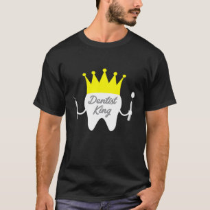 T-shirt Dentiste King Tooth Crown Dental Student Dental Sc