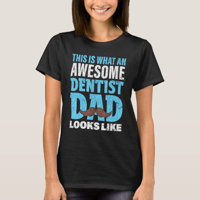 T-shirt Dentiste Papa Dentistrie (Devant)