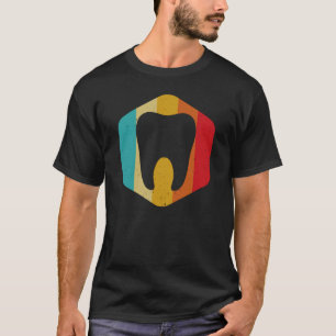 T-shirt Dentiste rétro-hygiéniste Dentiste Dental Molar To