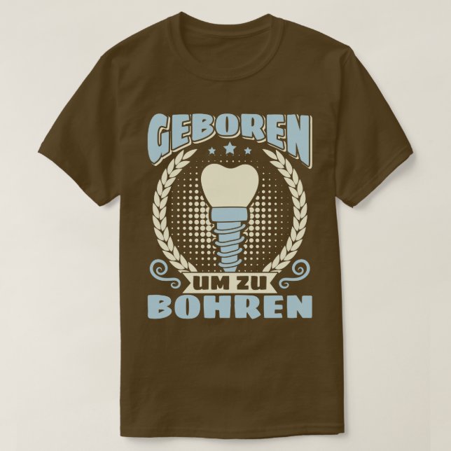 T-shirt Dentiste Technicien dentaire adjoint dentaire (Design devant)