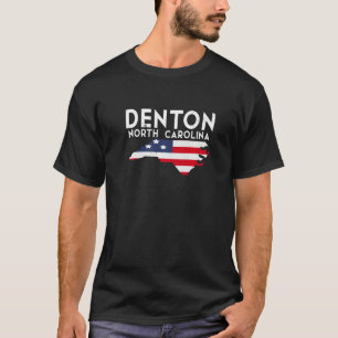 T-shirt Denton Caroline du Nord USA State America Travel P