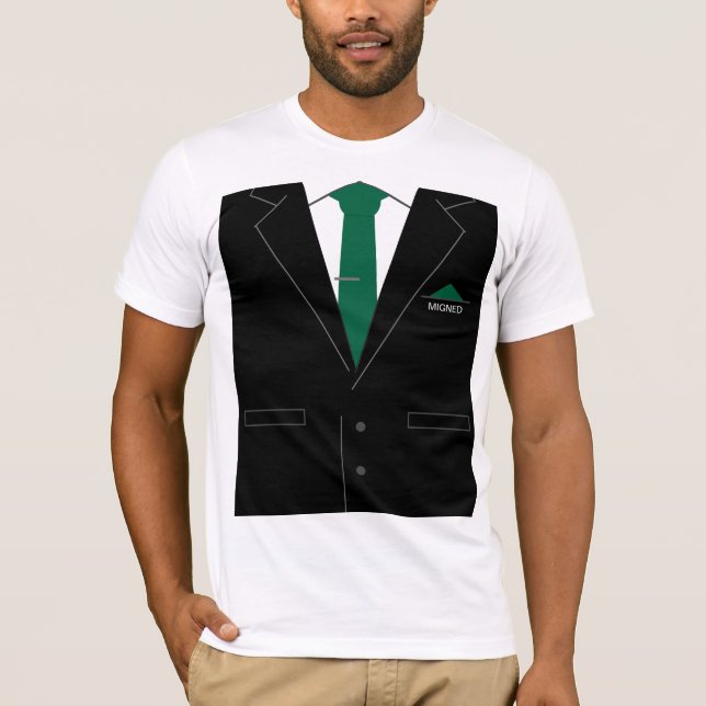 T-shirt d'entreprise amusant avec un nom de texte  (Devant)