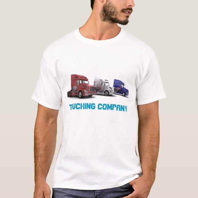 T-shirt d'entreprise de camionnage (Devant)