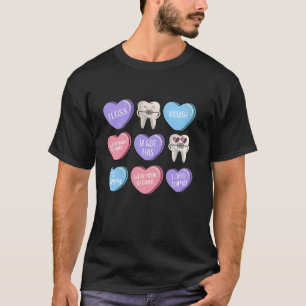 T-shirt Dents Brace Dental Squad Joyeux Valentin Hommes