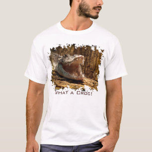 T-shirt Dents de crocodile, Alligator, Reptile, Faune