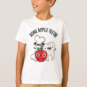 T-shirt Dents de pomme os drôle Bona Appétit Pun
