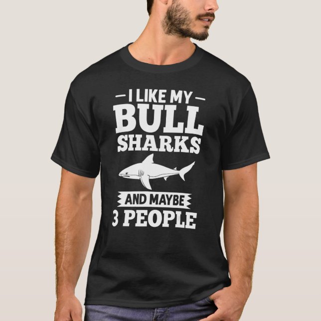 T-shirt Dents de requin taureau Océan animal (Devant)