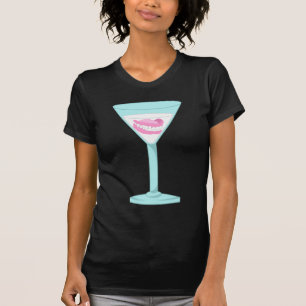 T-shirt Dents fausses Martini de dentiers