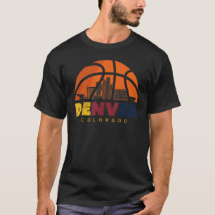 T-shirt Denver City Colorado Style rétro les années 70 80s