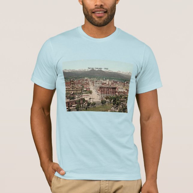 T-shirt Denver, Colorado 1910, (Devant)
