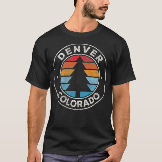T-shirt Denver Colorado CO Vintage Graphic Retro les année