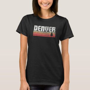 T-shirt Denver Colorado Retro Style Vintage les années 70