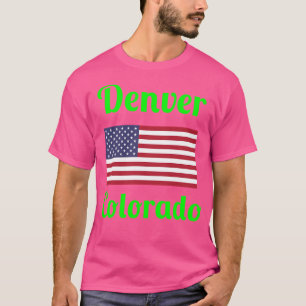 T-shirt Denver Colorado - Stylish Prints Active