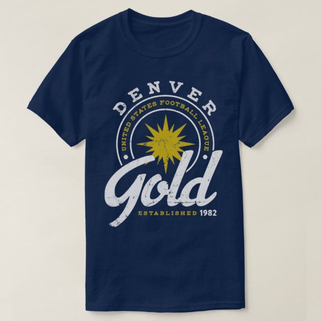 T-shirt Denver Gold (Design devant)