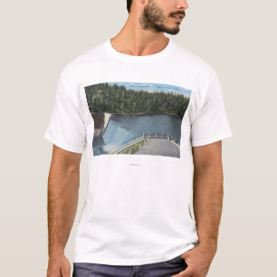 T-shirt Denver, le Colorado - barrage à la vue à feuilla