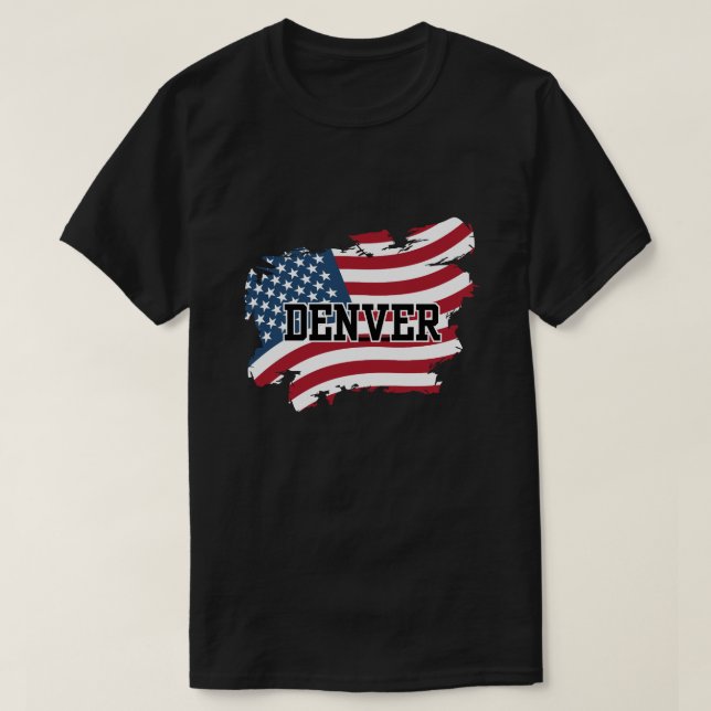 T-shirt Denver USA (Design devant)