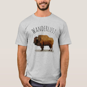 T-shirt d'ENVIE DE VOYAGER : Buffalo américain
