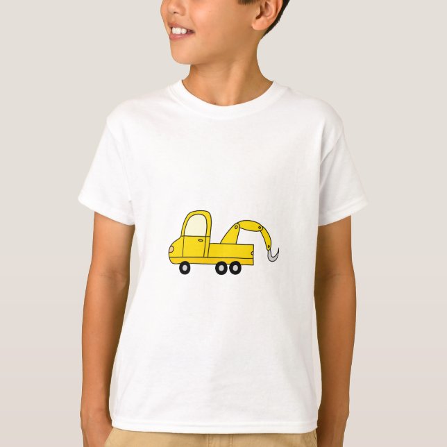T-shirt Dépanneuse jaune (Devant)