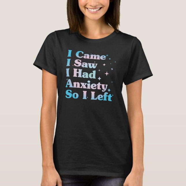 T-shirt Départ anxieux (Devant)