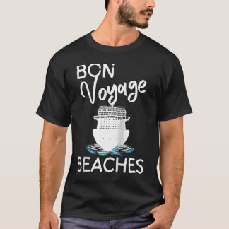 T-shirt Départ Bon Voyage Femmes Croisière en bateau graph