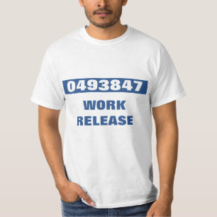 T-shirt Départ de travail amusant