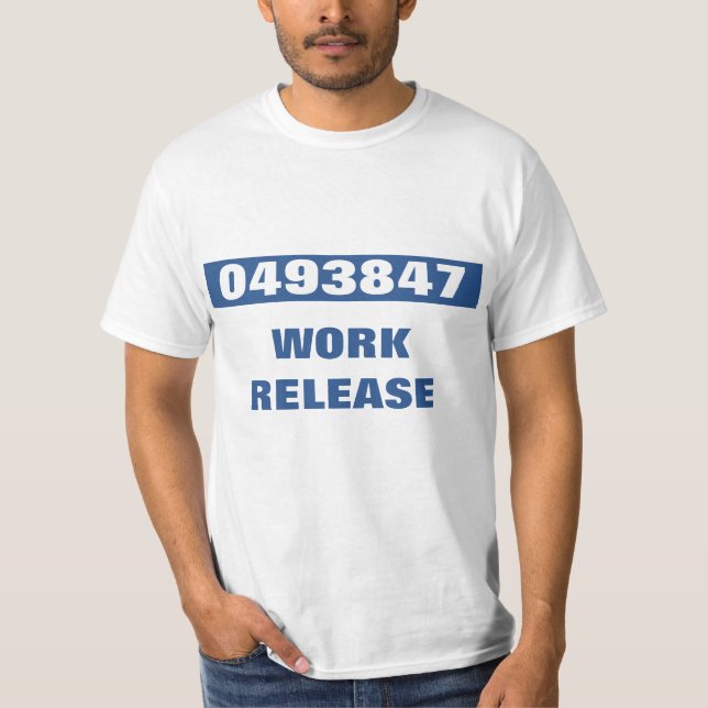 T-shirt Départ de travail amusant (Devant)