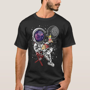 T-shirt Départ D'Un Astronaute Evergrew Egc Coin Vers La L