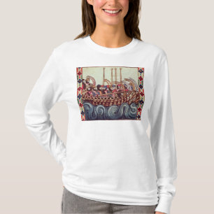 T-shirt Départ d'un bateau pour les croisades,